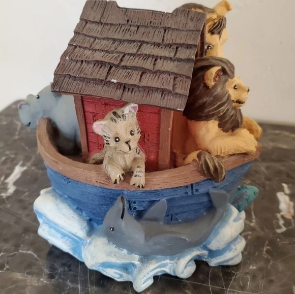 Noah's Ark Vintage Resin collection 5 pcs - Picture 12 of 12